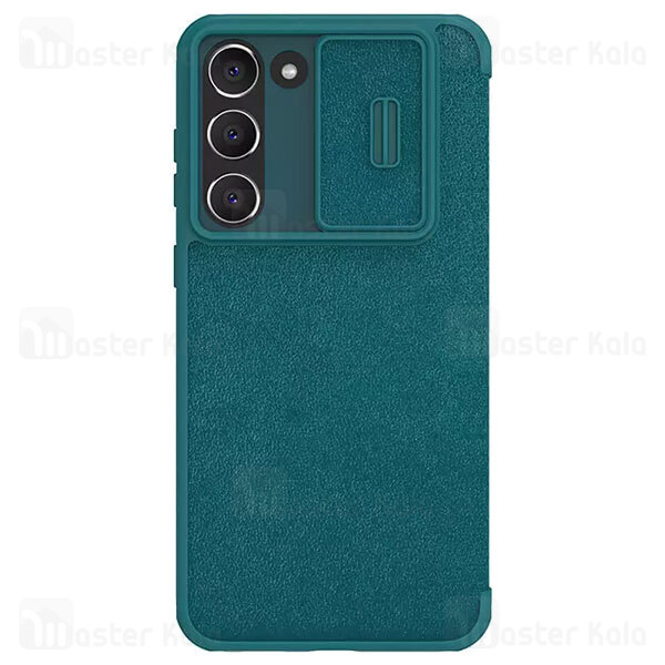 کیف چرمی نیلکین Samsung S23 Plus Nillkin Qin Pro Leather Case دارای محافظ دوربین